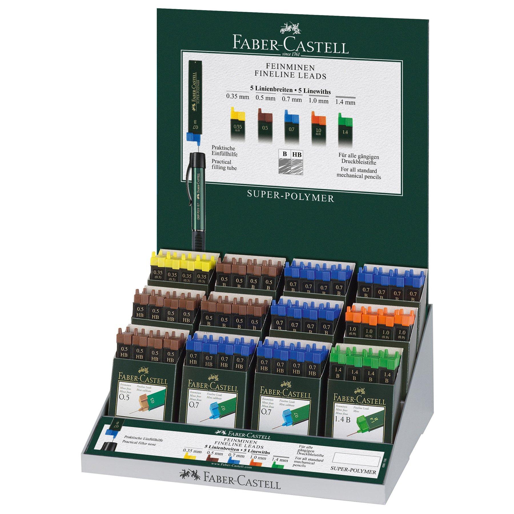 Faber-Castell Мини графити, различни твърдости, 12 броя в опаковка, 144 опаковки в дисплей | JAR Computers Faber-Castell Мини графити, различни твърдости, 12 броя в опаковка, 144 опаковки в дисплей