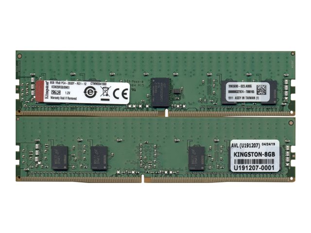 KINGSTON 8GB 2933MHz DDR4 ECC Reg CL21 DIMM 1Rx8 Micron E IDT