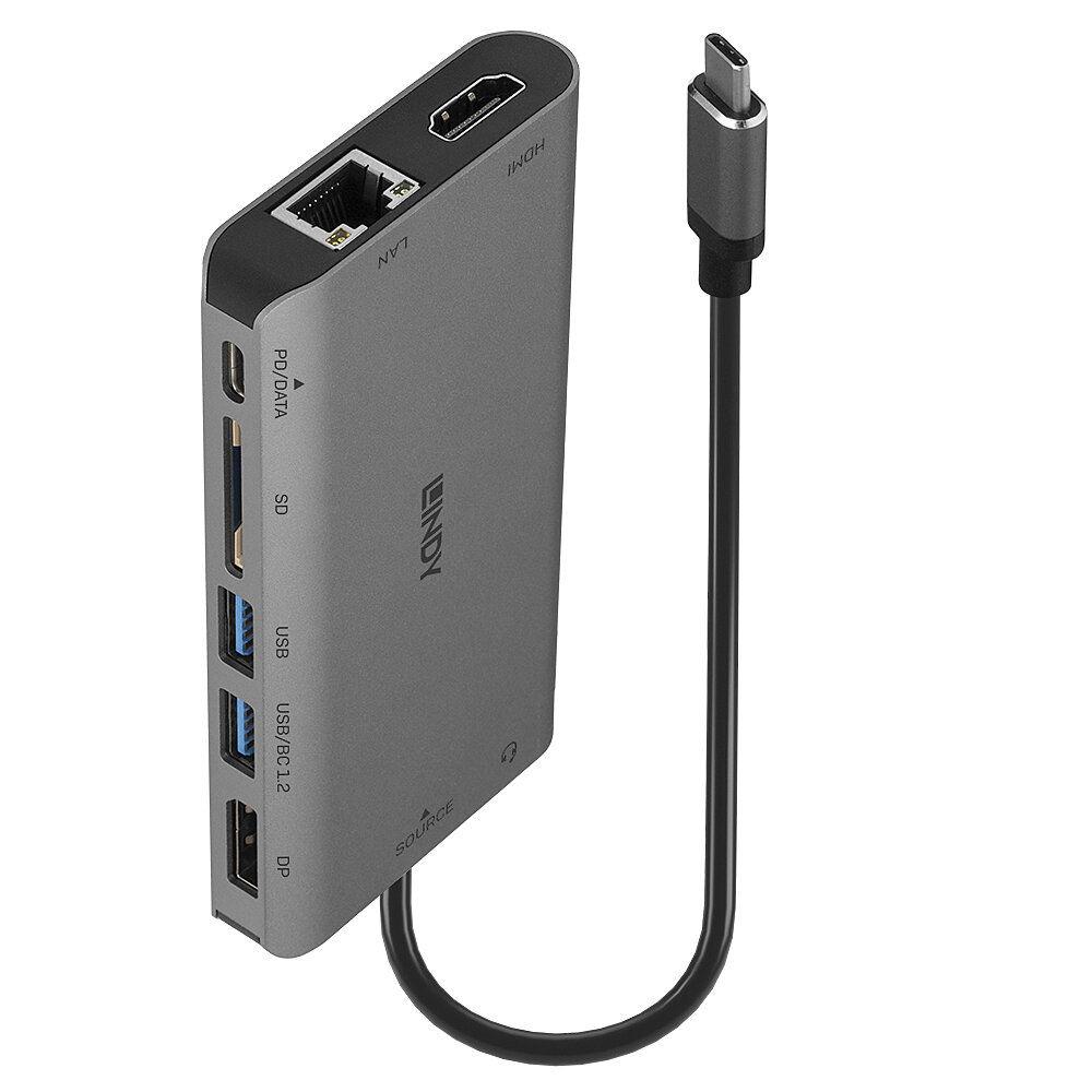 LINDY LNY-43323 :: DST-Mini XT, USB-C Laptop Mini докинг станция Single Display (4K) или Dual Display (Full HD) и 100W Pass Through зареждане | JAR Computers LINDY LNY-43323 :: DST-Mini XT, USB-C Laptop Mini докинг станция Single Display (4K) или Dual Display (Full HD) и 100W Pass Through зареждане