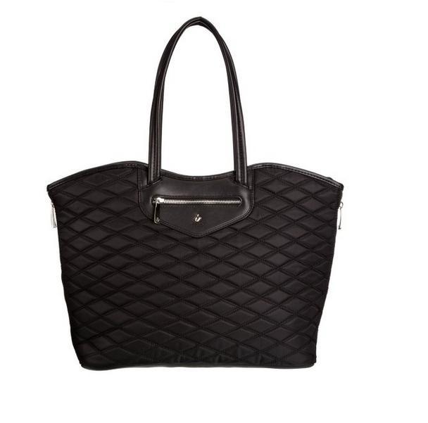 Луксозна дамска чанта за преносими компютри до 15.4 инча - Knomo Womens Great Portland 15 Tote (черен) | JAR Computers Луксозна дамска чанта за преносими компютри до 15.4 инча - Knomo Womens Great Portland 15 Tote (черен)