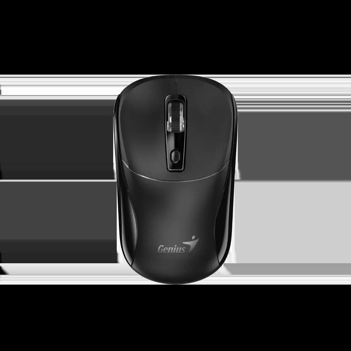 Мишка Genius NX-7123, безжична, AI Copilot, USB, 4 бутона, AA, черна