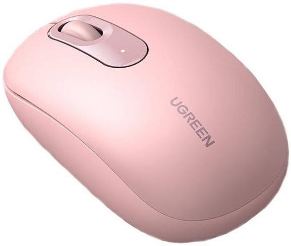 Мишка Ugreen - МU105, оптична, безжична, Cherry Pink
