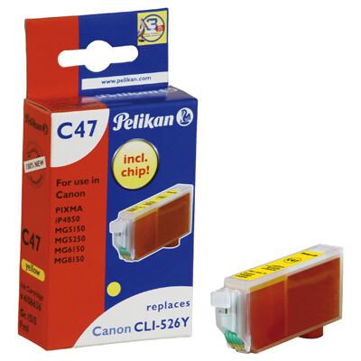 Pelikan C47 глава и патрон за мастиленоструен принтер 1 броя Жълт | JAR Computers Pelikan C47 глава и патрон за мастиленоструен принтер 1 броя Жълт