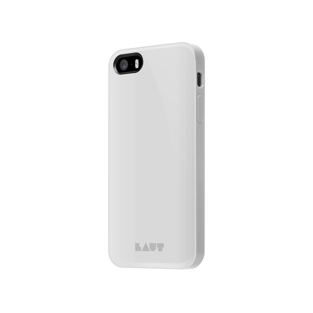 Силиконов (TPU) калъф и покритие за дисплея за iPhone 5S, iPhone 5, iPhone SE - LAUT Huex Case (бял) | JAR Computers Силиконов (TPU) калъф и покритие за дисплея за iPhone 5S, iPhone 5, iPhone SE - LAUT Huex Case (бял)