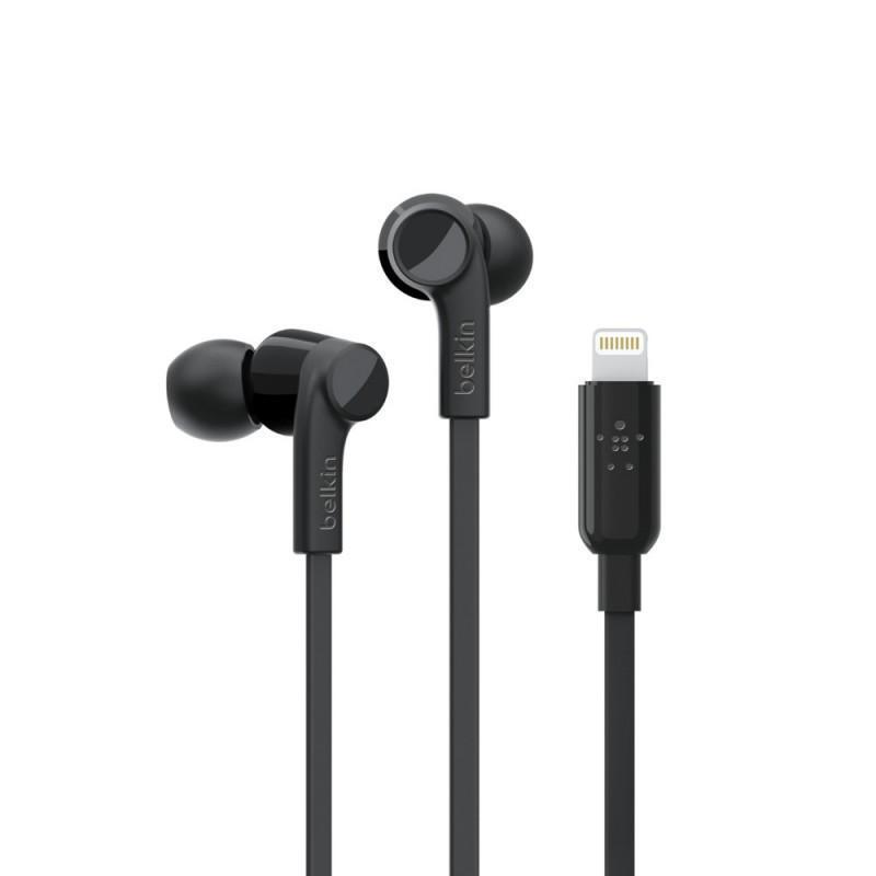 Слушалкин Belkin SOUNDFORM Headphones с кабел Lightning , черен