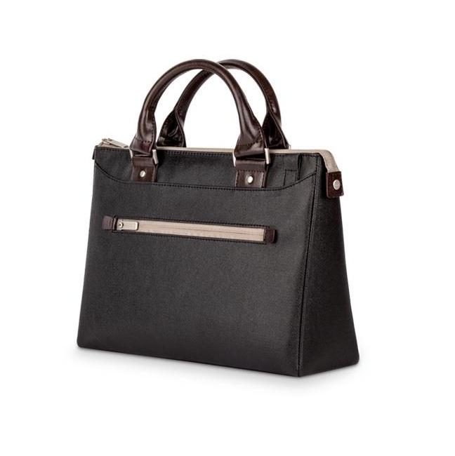 Стилна и луксозна кожена чанта за MacBook 12 с отделение за таблети и смартфони - Moshi Urbana Mini Bag (черен) | JAR Computers Стилна и луксозна кожена чанта за MacBook 12 с отделение за таблети и смартфони - Moshi Urbana Mini Bag (черен)