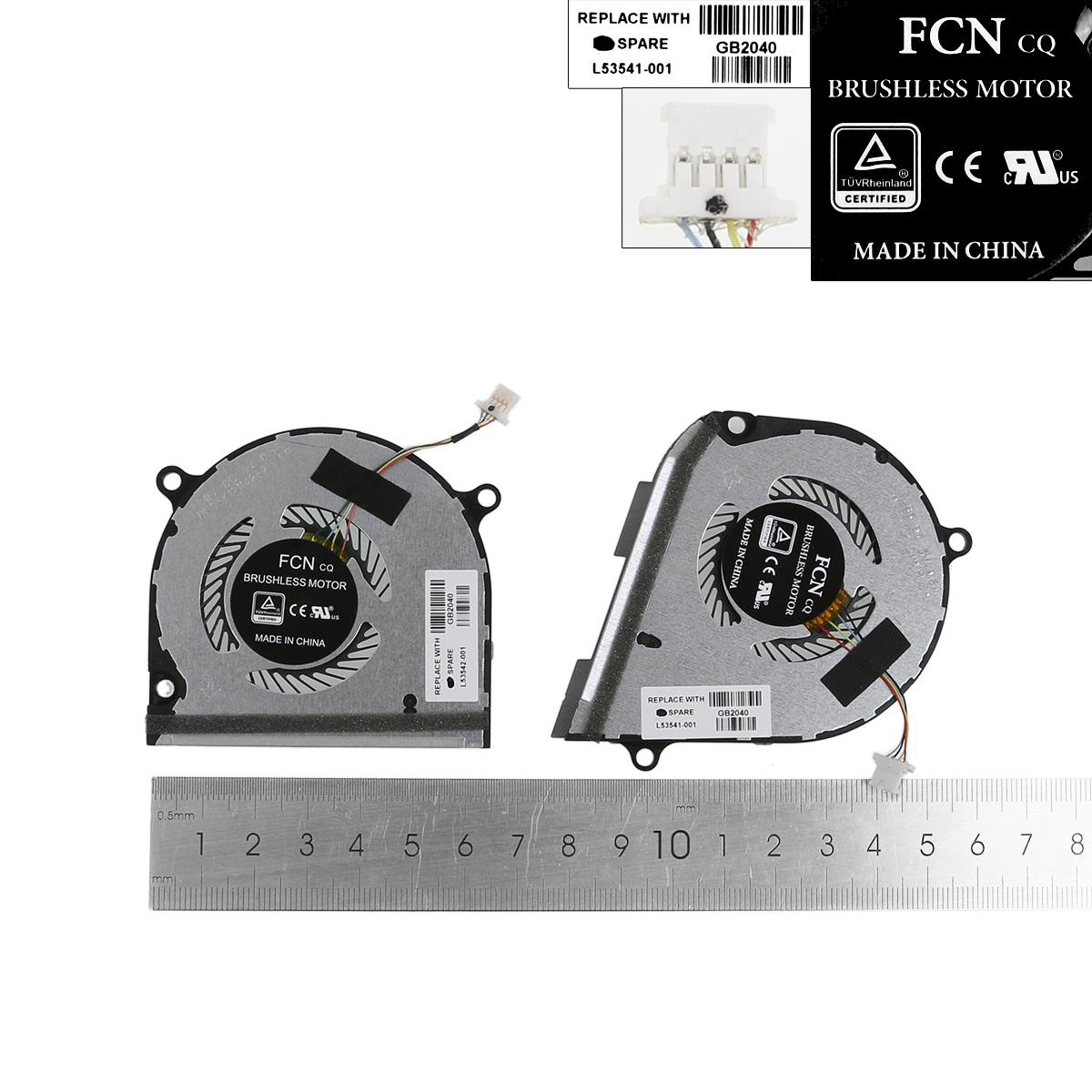 Вентилатор за лаптоп (CPU Fan) HP Envy X360 15-DS DR  Ляв + Десен / Left +Right  | JAR Computers Вентилатор за лаптоп (CPU Fan) HP Envy X360 15-DS DR  Ляв + Десен / Left +Right