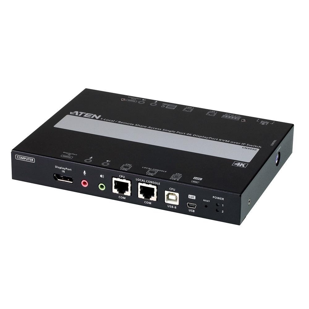ATEN CN9950 :: 1-портов DisplayPort KVM over IP превключвател, 4K видео, локален порт | JAR Computers ATEN CN9950 :: 1-портов DisplayPort KVM over IP превключвател, 4K видео, локален порт
