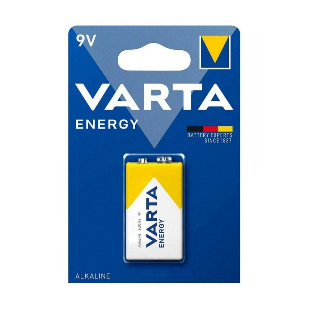 Батерия алкална Varta Energy, 6LR61, 9V, 1бр. в опаковка | JAR Computers Батерия алкална Varta Energy, 6LR61, 9V, 1бр. в опаковка