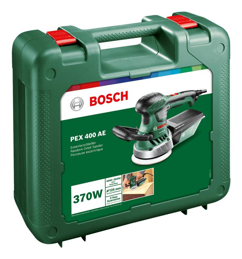 Bosch PEX 400 AE Произволна орбитална шлифовъчна машина 26000 OPM Зелен 370 W | JAR Computers Bosch PEX 400 AE Произволна орбитална шлифовъчна машина 26000 OPM Зелен 370 W