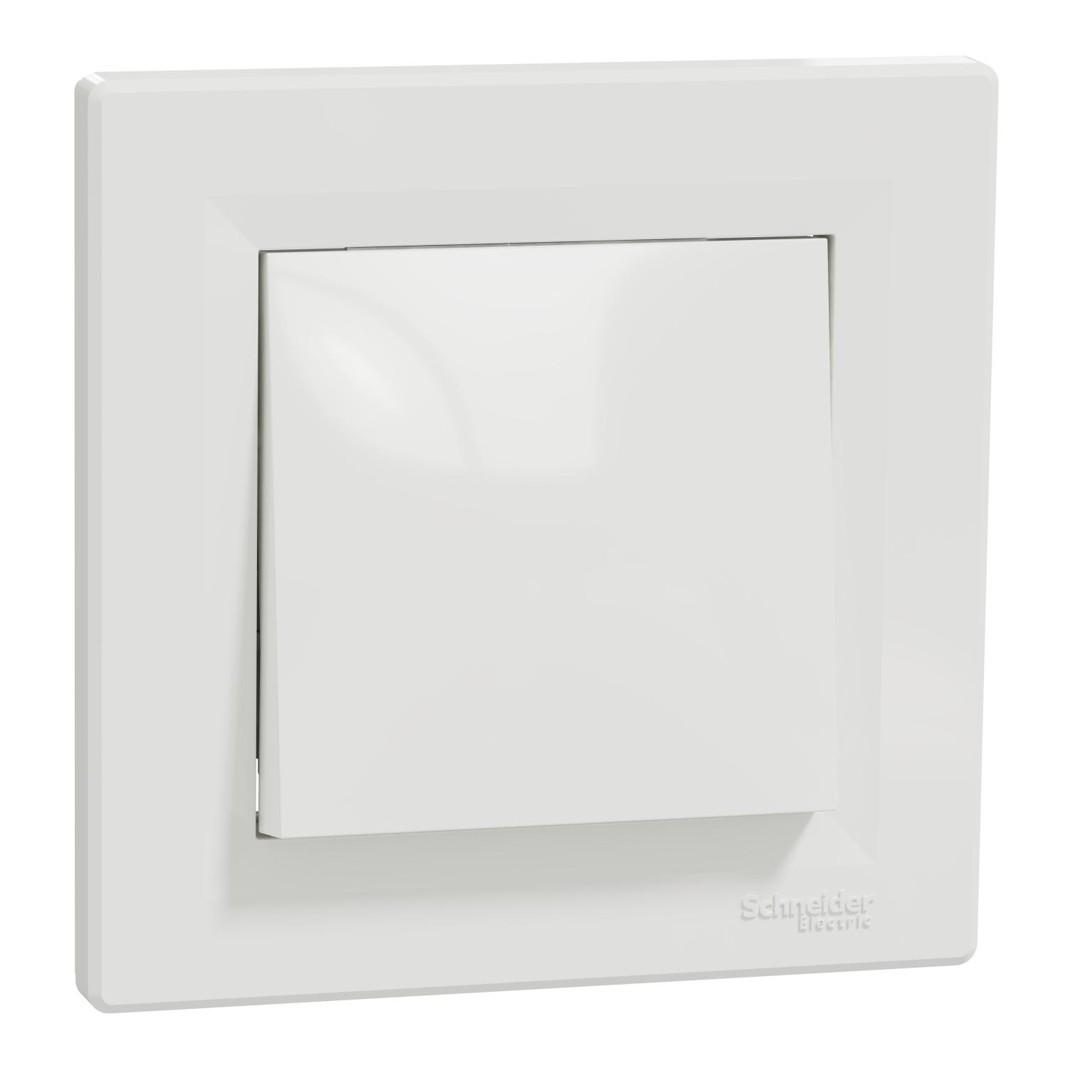 Бутон безвинт. свързване 10А с рамка Бял - Schneider Electric Asfora EPH0700121 | JAR Computers Бутон безвинт. свързване 10А с рамка Бял - Schneider Electric Asfora EPH0700121