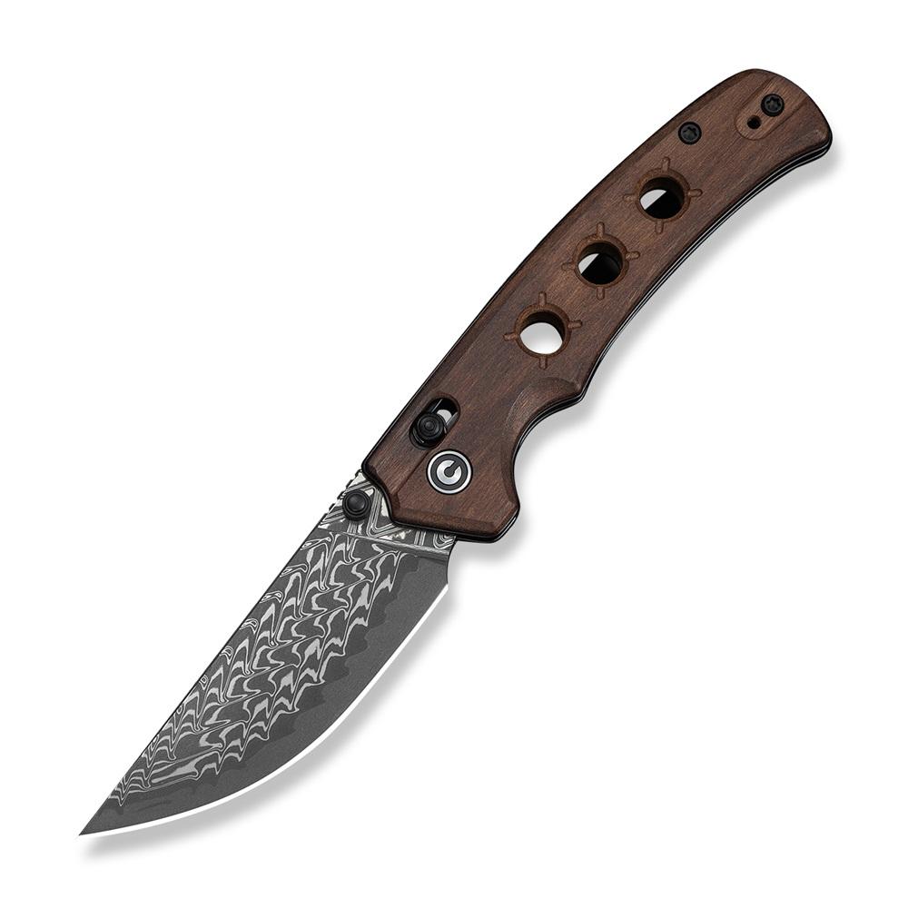 Джобен нож CIVIVI Noctis Guibourtia Wood Handle / Damascus | JAR Computers Джобен нож CIVIVI Noctis Guibourtia Wood Handle / Damascus