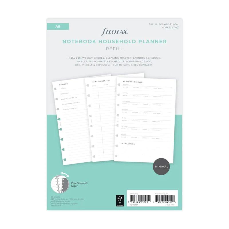 Filofax Пълнител за тефтер Minimal, А5, за дома | JAR Computers Filofax Пълнител за тефтер Minimal, А5, за дома