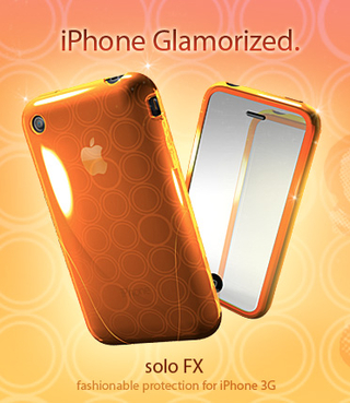 Силиконов калъф за iPhone 3G/3GS - iSkin Solo FX (оранжев) | JAR Computers Силиконов калъф за iPhone 3G/3GS - iSkin Solo FX (оранжев)