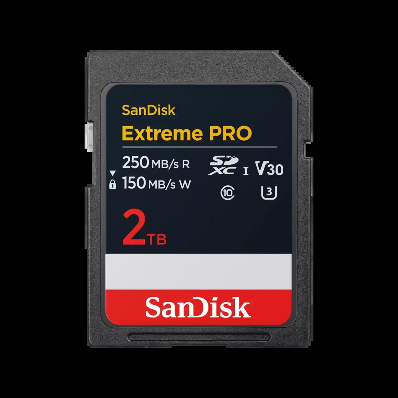 Карта памет SANDISK Extreme PRO SDHC, 2TB | JAR Computers Карта памет SANDISK Extreme PRO SDHC, 2TB