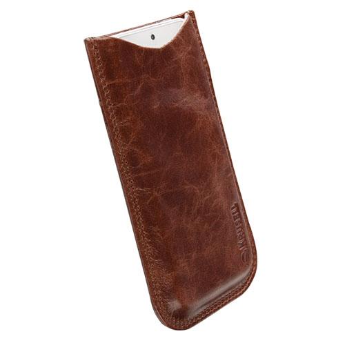 Кожен калъф за iPhone 6, Samsung Galaxy S3, Nexus 4, Sony Xperia V, XT и мобилни телефони - Krusell Tumba Mobile Pouch 3XL (кафяв) | JAR Computers Кожен калъф за iPhone 6, Samsung Galaxy S3, Nexus 4, Sony Xperia V, XT и мобилни телефони - Krusell Tumba Mobile Pouch 3XL (кафяв)