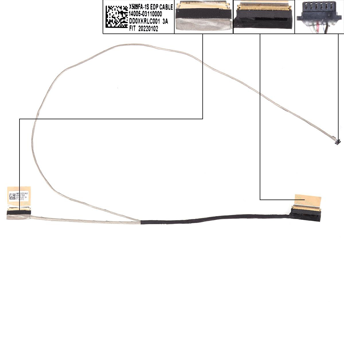 Лентов Кабел за лаптоп Asus X509 A509J X509FA | JAR Computers Лентов Кабел за лаптоп Asus X509 A509J X509FA