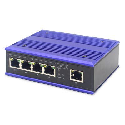 Мрежов суич DIGITUS Industrial - switch - 4 ports - unmanaged