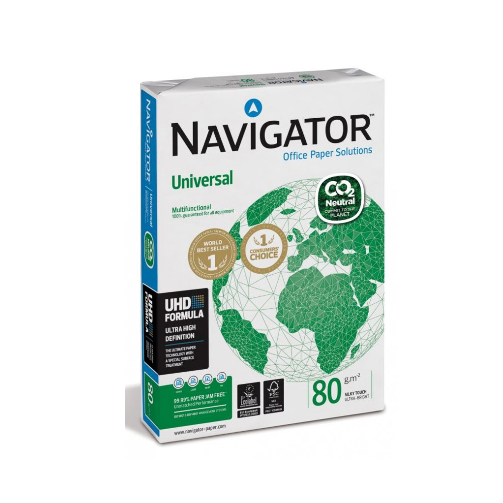 Navigator A4 80gr FSC Professional Printing Paper 500 Sheets CO2 Neutral (NVG330963)