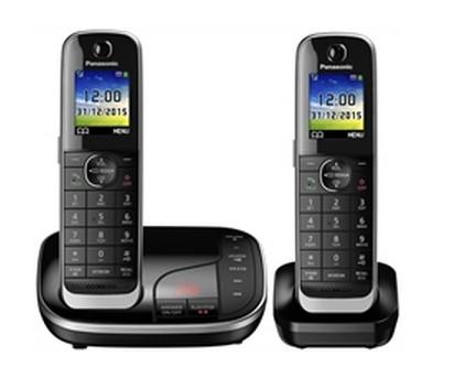 Panasonic KX-TGJ322 DECT телефон Индикация за входящо повикване Черен | JAR Computers Panasonic KX-TGJ322 DECT телефон Индикация за входящо повикване Черен