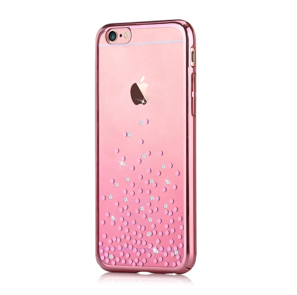 Поликарбонатов кейс за iPhone 6, iPhone 6S (с кристали Сваровски) - Comma Unique Polka 360 Case (розово злато) | JAR Computers Поликарбонатов кейс за iPhone 6, iPhone 6S (с кристали Сваровски) - Comma Unique Polka 360 Case (розово злато)