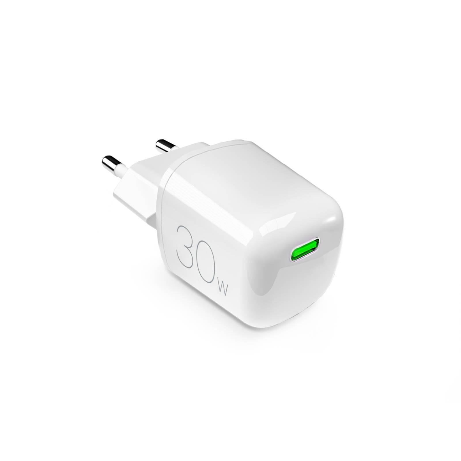Puro 40885 Мрежово зарядно "Mini Pro" GaN 1x USB-C, PD30W,бял | JAR Computers Puro 40885 Мрежово зарядно "Mini Pro" GaN 1x USB-C, PD30W,бял