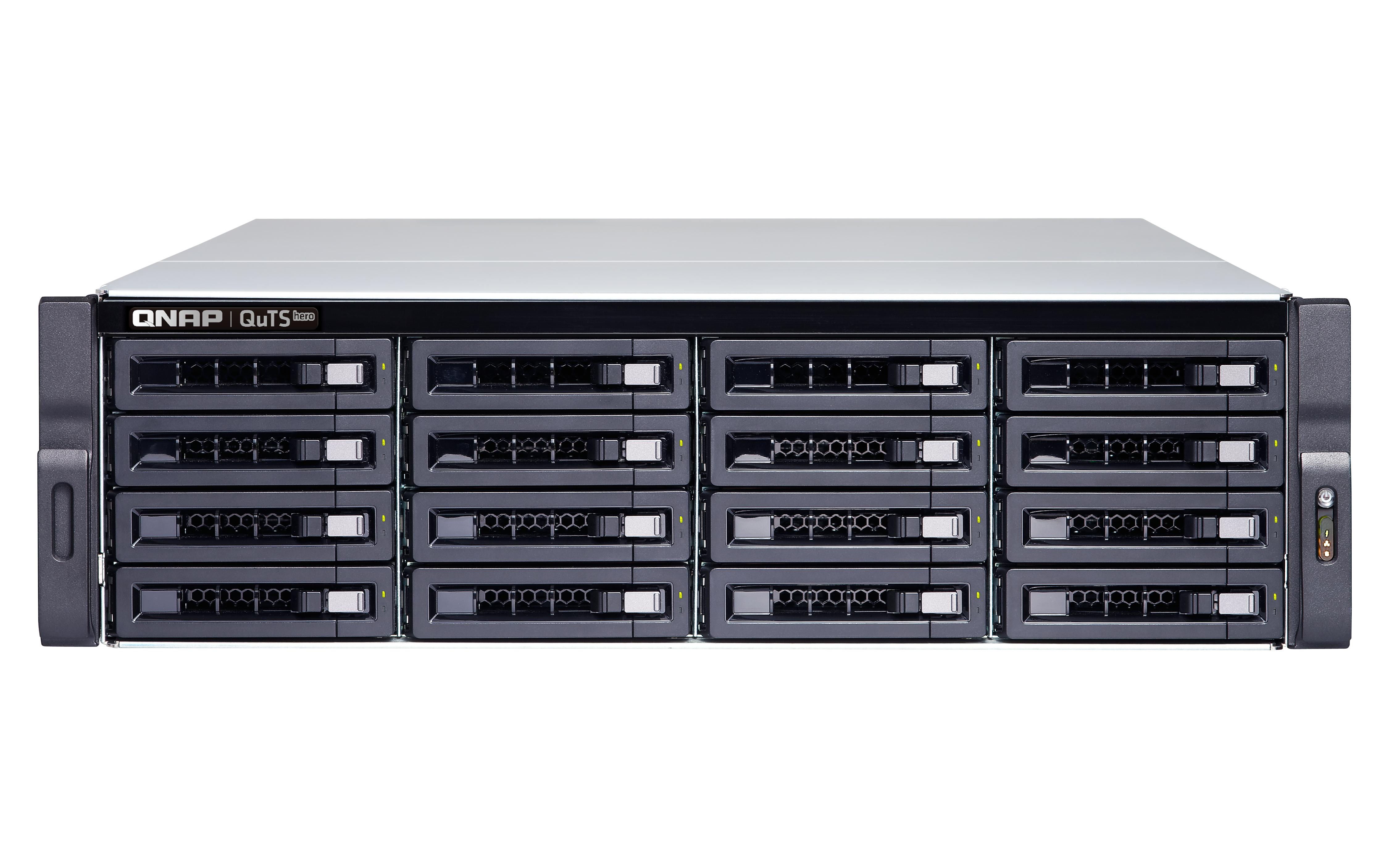 QNAP TS-h1683XU-RP NAS Стойка (3U) Intel Xeon E E-2236 128 GB DDR4 0 TB QuTS hero Черен | JAR Computers QNAP TS-h1683XU-RP NAS Стойка (3U) Intel Xeon E E-2236 128 GB DDR4 0 TB QuTS hero Черен