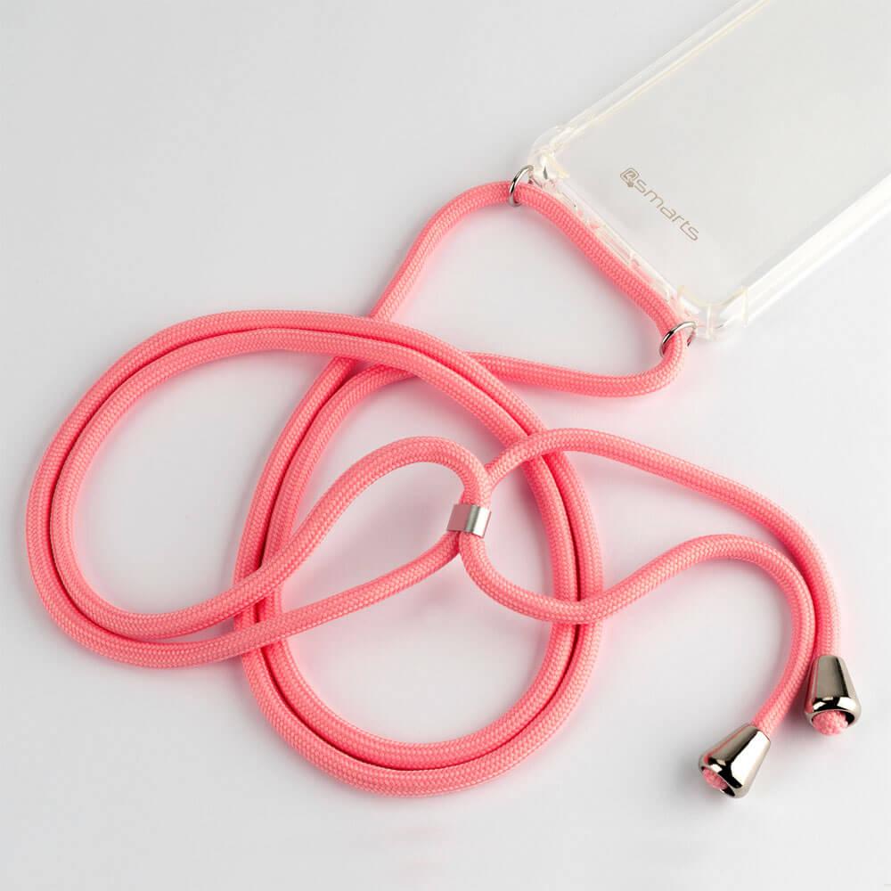 Силиконов калъф с лента за врата за Samsung Galaxy S10 - 4smarts Necklace Case (розов) | JAR Computers Силиконов калъф с лента за врата за Samsung Galaxy S10 - 4smarts Necklace Case (розов)