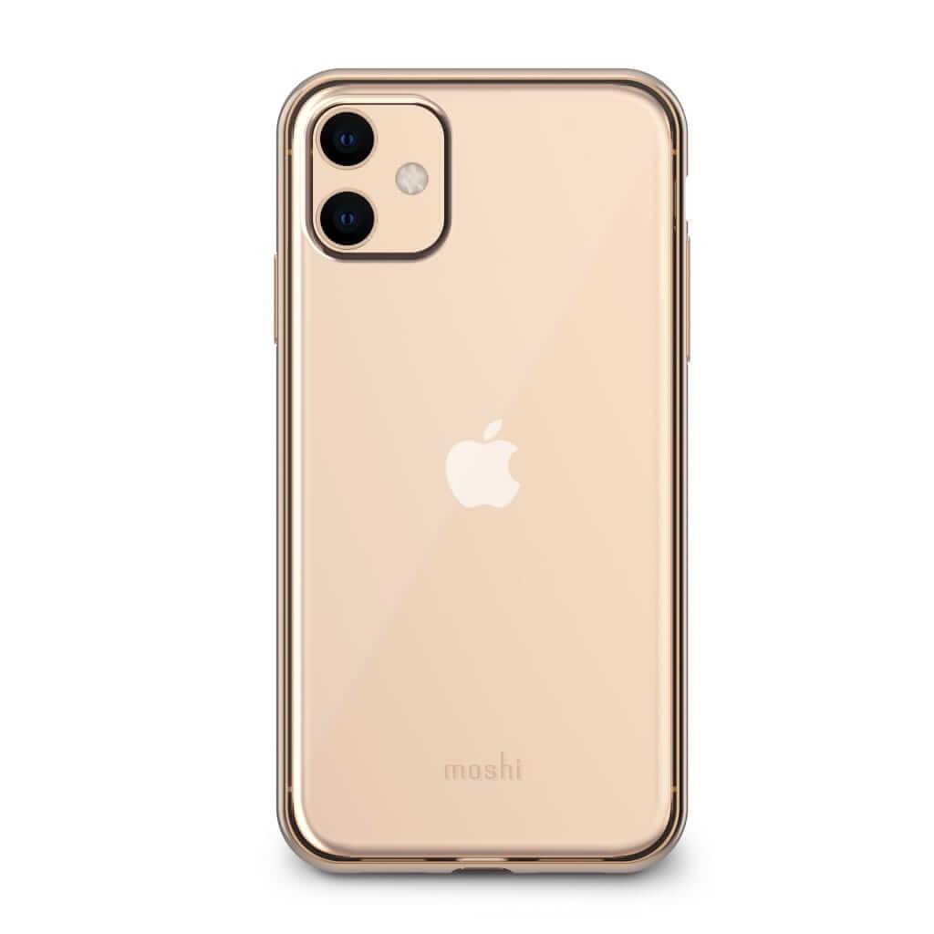 Силиконов (TPU) калъф за iPhone 11 - Moshi Vitros Case (прозрачен-златист) | JAR Computers Силиконов (TPU) калъф за iPhone 11 - Moshi Vitros Case (прозрачен-златист)