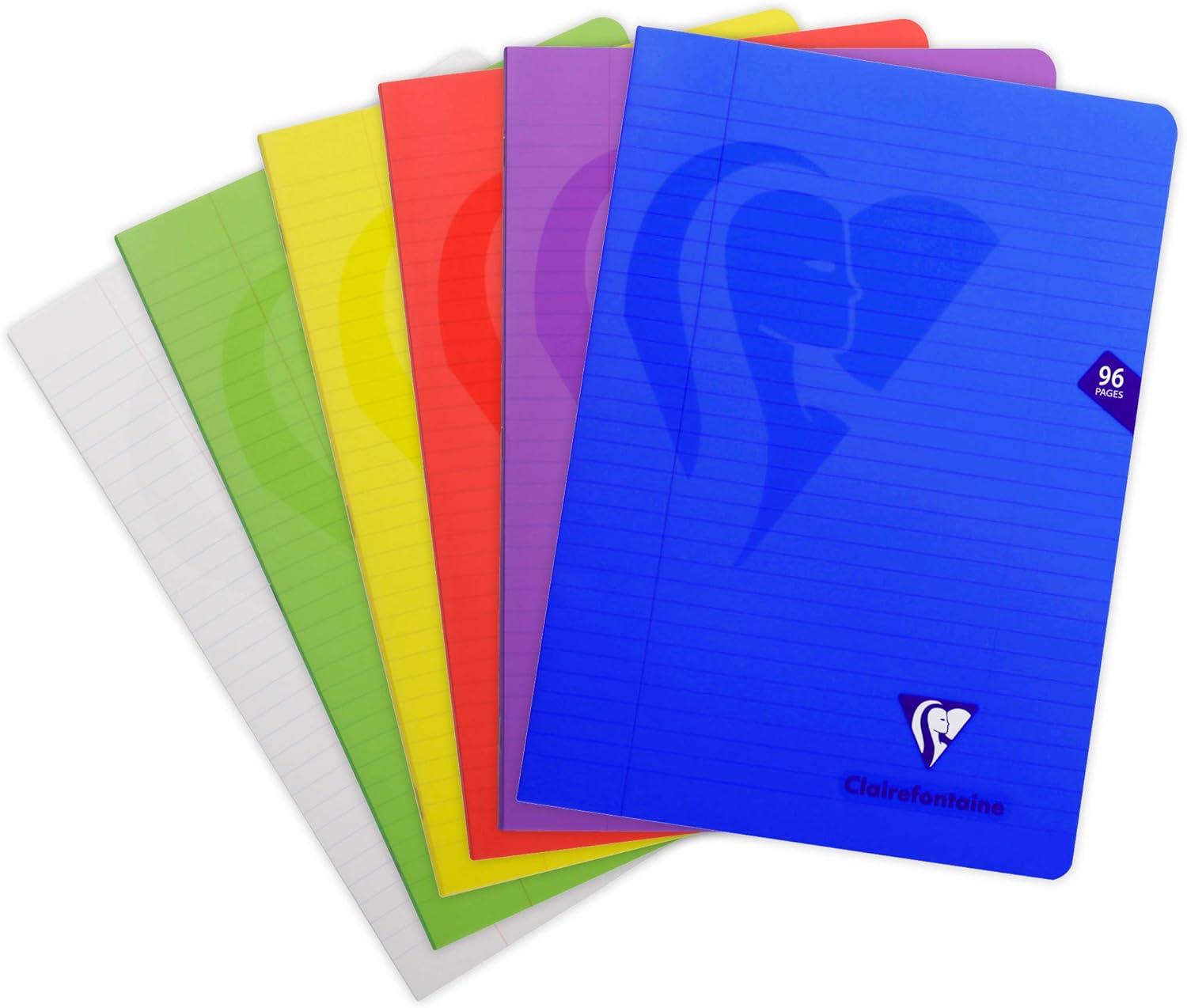 Тетрадка Clairefontaine Mimesys, А4, 210х297 мм, 48 л., линиран офсет 90 г, PP подвързия, цветна | JAR Computers Тетрадка Clairefontaine Mimesys, А4, 210х297 мм, 48 л., линиран офсет 90 г, PP подвързия, цветна