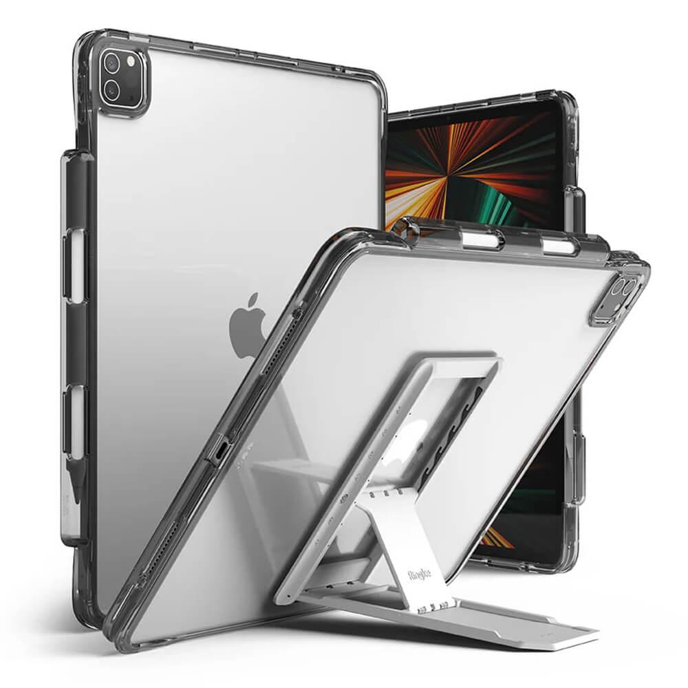 Удароустойчив хибриден кейс и сгъваема поставка за iPad Pro 11 (2024) - Ringke Fusion Combo Case (черен-прозрачен) | JAR Computers Удароустойчив хибриден кейс и сгъваема поставка за iPad Pro 11 (2024) - Ringke Fusion Combo Case (черен-прозрачен)