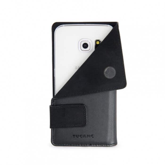 Универсален кожен калъф за смартфони размер XL (черен) - Tucano Universal Case Size XL | JAR Computers Универсален кожен калъф за смартфони размер XL (черен) - Tucano Universal Case Size XL