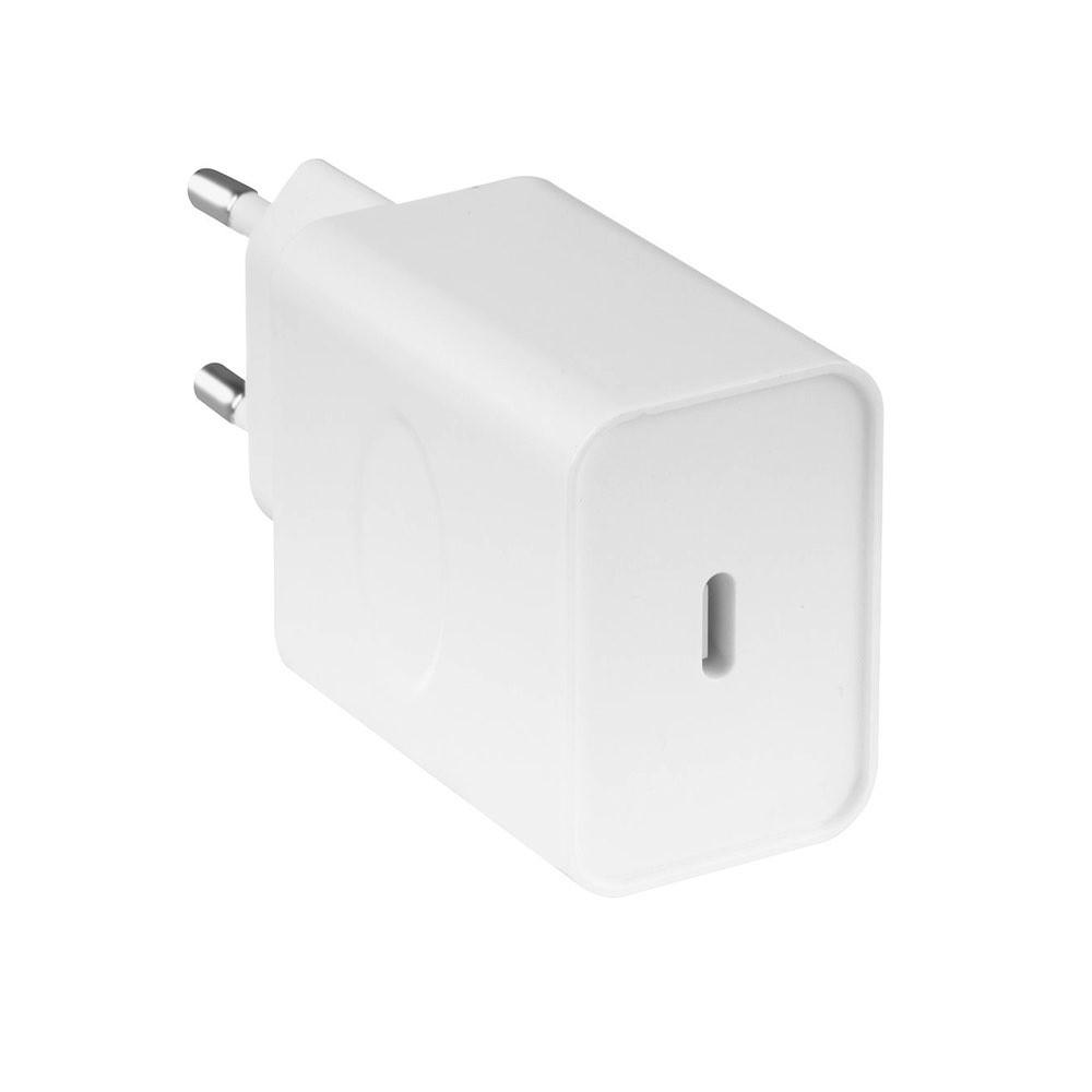 Захранване за ел. мрежа 20W с USB-C изход и технология за бързо зареждане - OEM USB-C Travel Wall Charger 20W (бял) | JAR Computers Захранване за ел. мрежа 20W с USB-C изход и технология за бързо зареждане - OEM USB-C Travel Wall Charger 20W (бял)