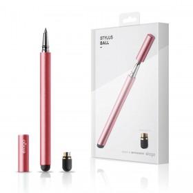 Алуминиев химикал и писалка за iPhone, iPad и капацитивни дисплеи - Elago Stylus Ball (розов) | JAR Computers Алуминиев химикал и писалка за iPhone, iPad и капацитивни дисплеи - Elago Stylus Ball (розов)