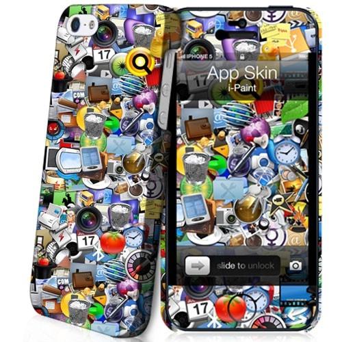 Дизайнерски поликарбонатов кейс, защитно покритие за дисплея и скин за iPhone 5S, iPhone 5, iPhone SE - iPaint App Case | JAR Computers Дизайнерски поликарбонатов кейс, защитно покритие за дисплея и скин за iPhone 5S, iPhone 5, iPhone SE - iPaint App Case