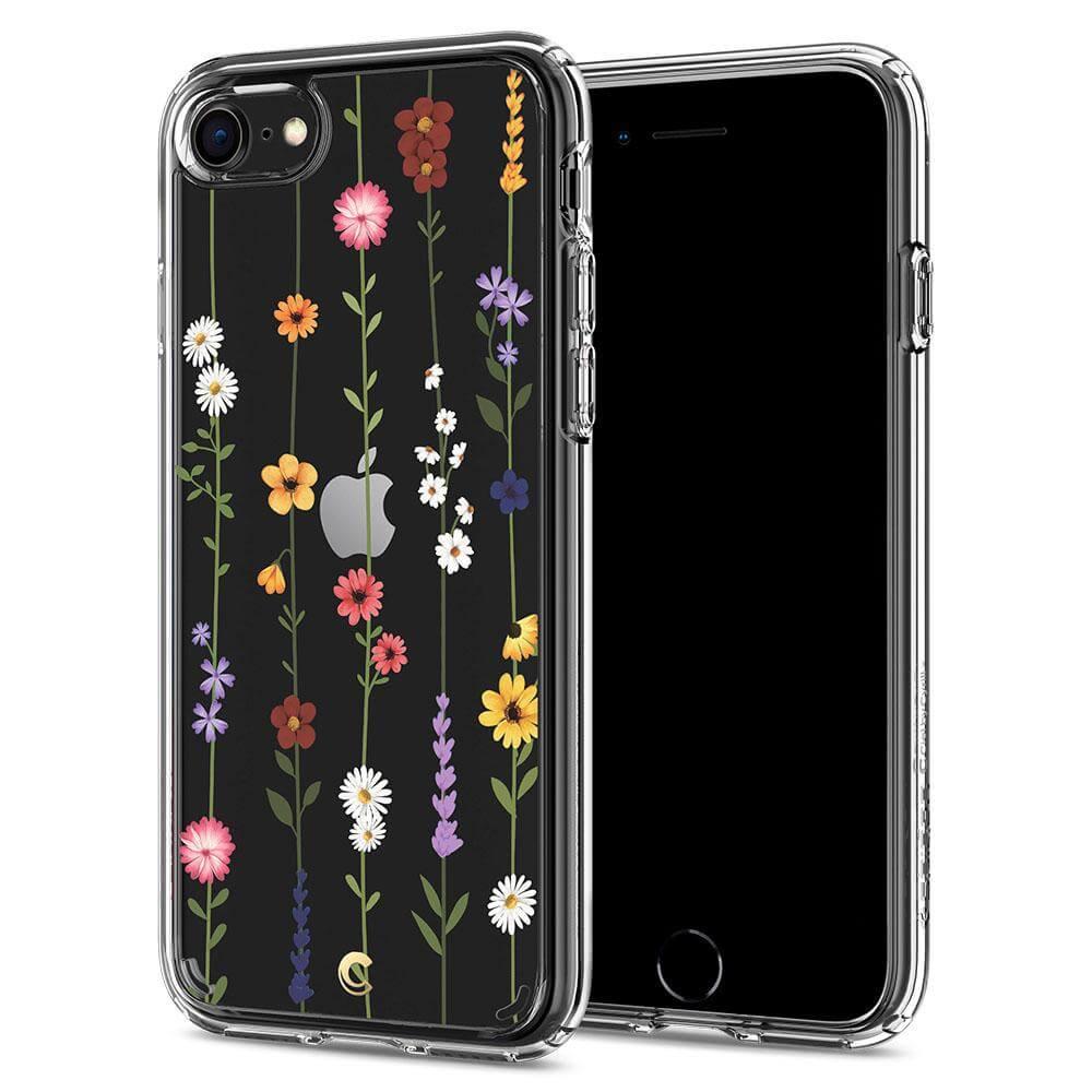 Дизайнерски удароустойчив кейс за iPhone SE (2022), iPhone SE (2020), iPhone 8, iPhone 7 - Spigen Ciel Flower Garden Case (прозрачен) | JAR Computers Дизайнерски удароустойчив кейс за iPhone SE (2022), iPhone SE (2020), iPhone 8, iPhone 7 - Spigen Ciel Flower Garden Case (прозрачен)