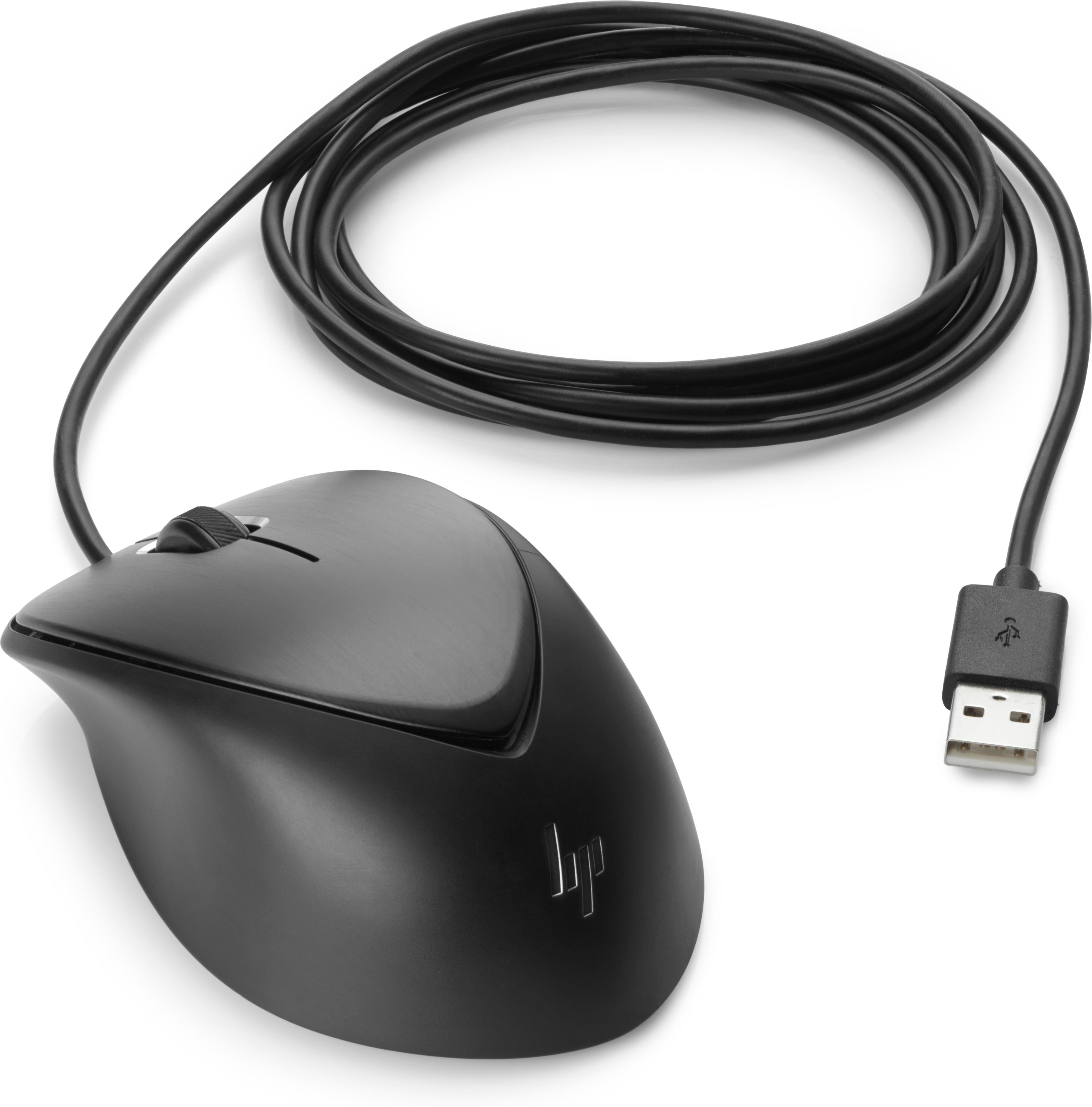 HP USB Premium Mouse мишка Офис Двуличен USB Тип-A Лазер 1200 DPI