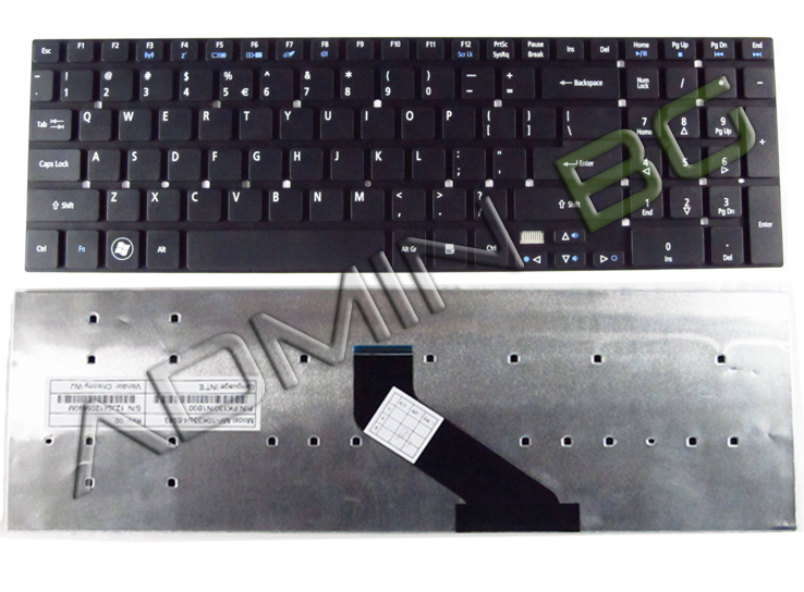Клавиатура за лаптоп Gateway NV55 Black US/UK Without Frame | JAR Computers Клавиатура за лаптоп Gateway NV55 Black US/UK Without Frame