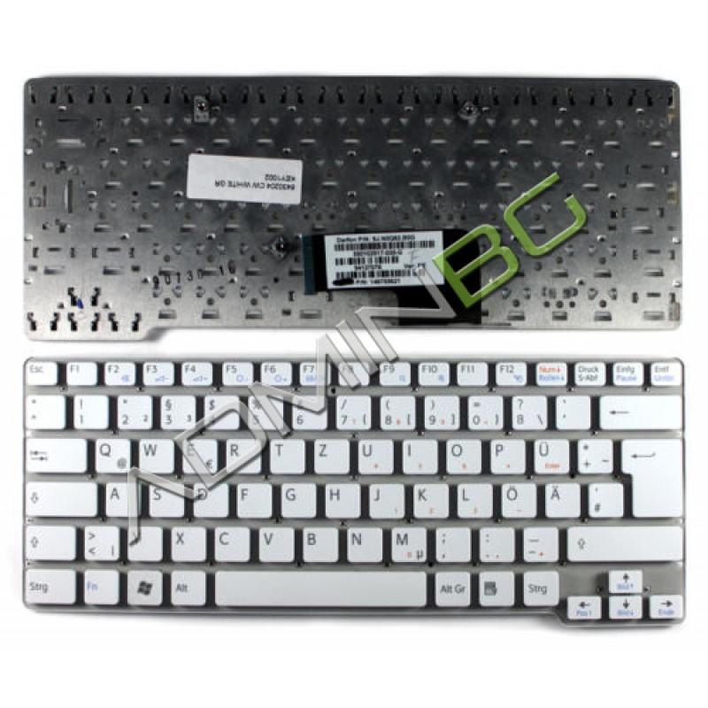 Клавиатура за лаптоп Sony Vaio VGN-CW VGN CW Бяла Без Рамка (Голям Ентър) / White Without Frame UK | JAR Computers Клавиатура за лаптоп Sony Vaio VGN-CW VGN CW Бяла Без Рамка (Голям Ентър) / White Without Frame UK