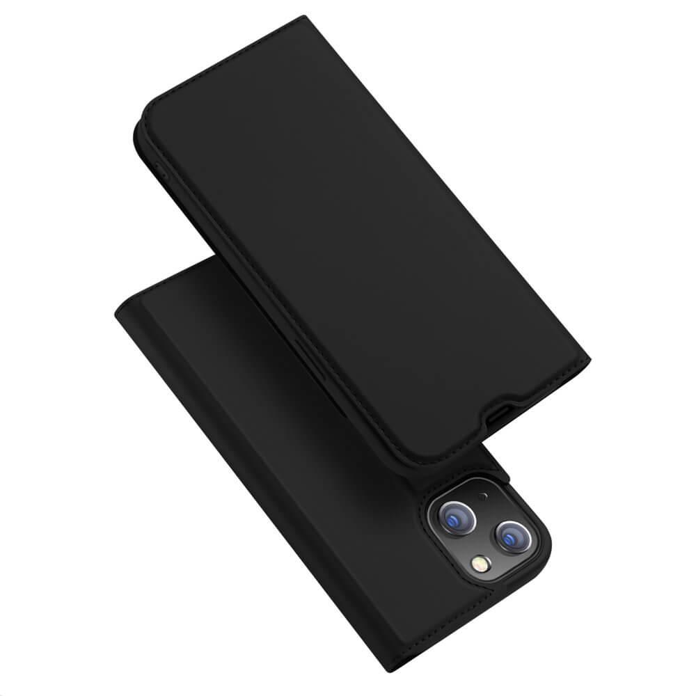 Кожен калъф с поставка и отделение за кр. карти за iPhone 13 mini - Dux Ducis Skin Pro Case (черен) | JAR Computers Кожен калъф с поставка и отделение за кр. карти за iPhone 13 mini - Dux Ducis Skin Pro Case (черен)