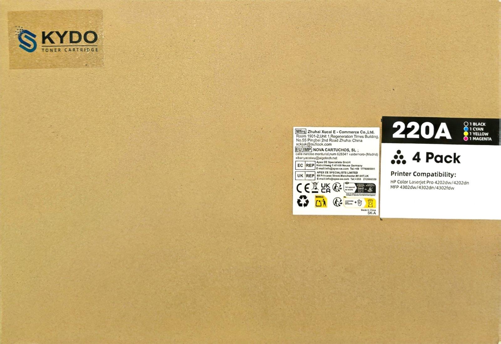 КОМПЛЕКТ 4 КАСЕТИ ЗА HP Laserjet PRO 4202/MFP 4302 - BK/C/M/Y - /220A/ - W2200A/W2201A/W2202A/W2203A - PN HT-W2200A-4P - NEOMAX | JAR Computers КОМПЛЕКТ 4 КАСЕТИ ЗА HP Laserjet PRO 4202/MFP 4302 - BK/C/M/Y - /220A/ - W2200A/W2201A/W2202A/W2203A - PN HT-W2200A-4P - NEOMAX