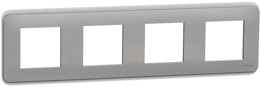 Лицева рамка 4х цвят Алуминий Unica Pro SE | JAR Computers Лицева рамка 4х цвят Алуминий Unica Pro SE