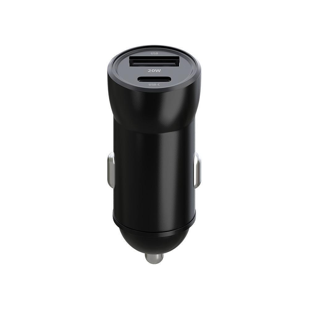 Maxlife зарядно 12V PD 1 x USB, 1 x USB-C 20W черно | JAR Computers Maxlife зарядно 12V PD 1 x USB, 1 x USB-C 20W черно