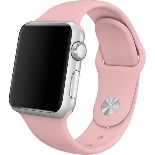 Оригинална силиконова каишка за Apple Watch 38мм, 40мм, 41мм, 42мм (2024) (бледа роза) - Apple Sport Band S/M & M/L (retail) | JAR Computers Оригинална силиконова каишка за Apple Watch 38мм, 40мм, 41мм, 42мм (2024) (бледа роза) - Apple Sport Band S/M & M/L (retail)