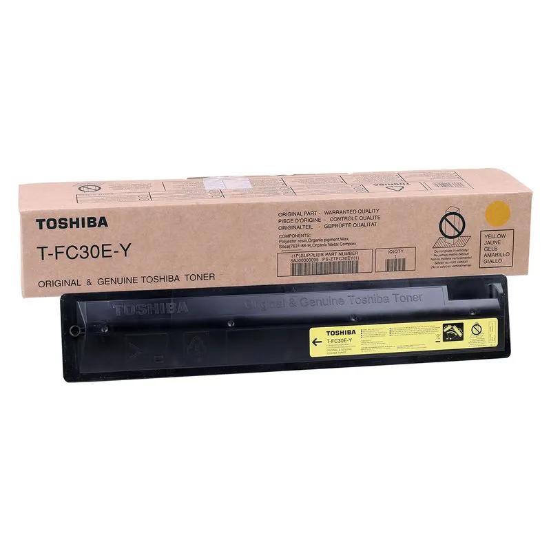 Тонер касета за Toshiba E-Studio 2051C/2551C/2550C/2550CSE - Toner - T-FC30EY (TFC30EY) / 6AJ00000284 - Yellow - 6AJ00000095 - PN 6AJ00000284 | JAR Computers Тонер касета за Toshiba E-Studio 2051C/2551C/2550C/2550CSE - Toner - T-FC30EY (TFC30EY) / 6AJ00000284 - Yellow - 6AJ00000095 - PN 6AJ00000284
