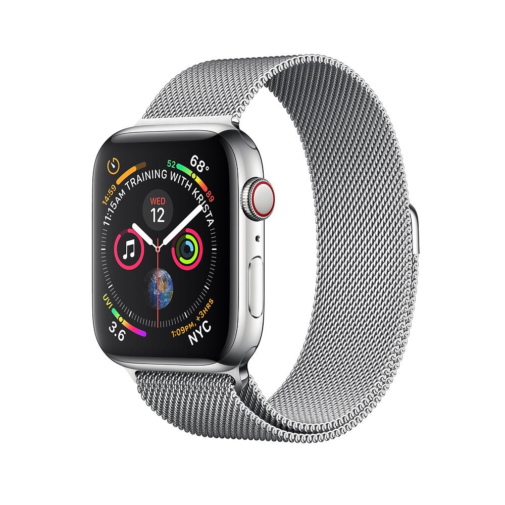 Умен часовник от Apple - Apple Watch Series 4, 40mm Stainless Steel Case with Milanese Loop, GPS + Cellular | JAR Computers Умен часовник от Apple - Apple Watch Series 4, 40mm Stainless Steel Case with Milanese Loop, GPS + Cellular