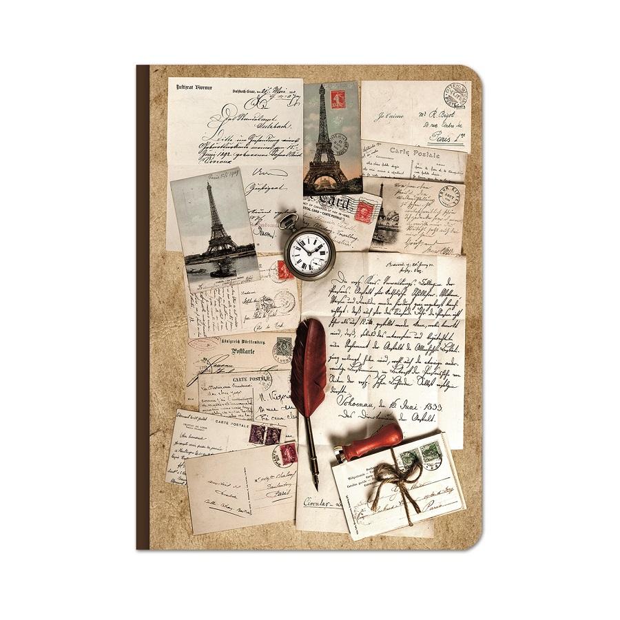 Бележник LASTVA Retro Media, A5, 104 л., линиран шамоа офсет 80 г, дървена корица, дизайн Писма | JAR Computers Бележник LASTVA Retro Media, A5, 104 л., линиран шамоа офсет 80 г, дървена корица, дизайн Писма