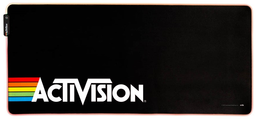 Гейминг подложка за мишка Erik - Activision, XXL, мека, черна