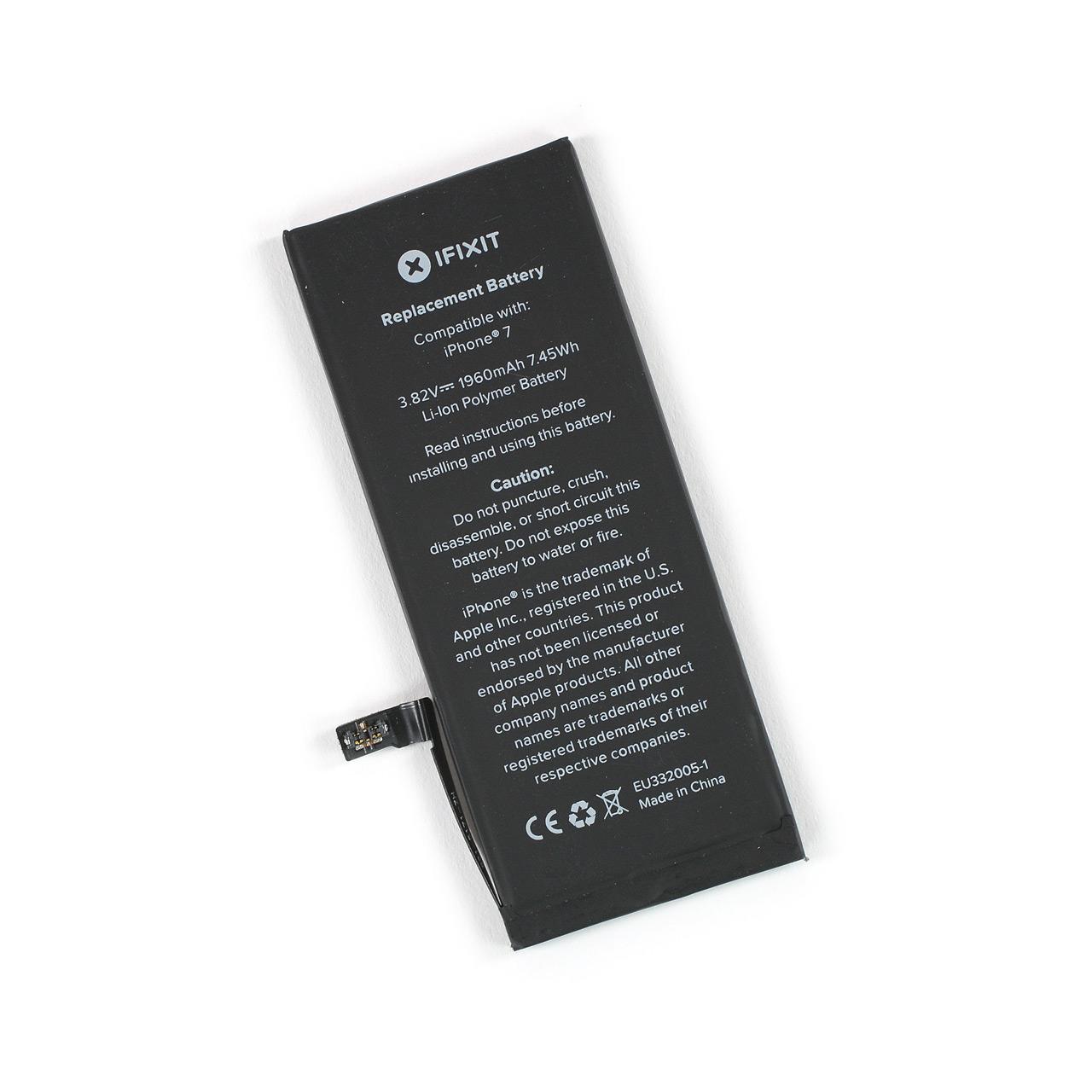Качествена резервна батерия за iPhone 7 (3.8V 1960mAh) - iFixit iPhone 7 Replacement Battery | JAR Computers Качествена резервна батерия за iPhone 7 (3.8V 1960mAh) - iFixit iPhone 7 Replacement Battery