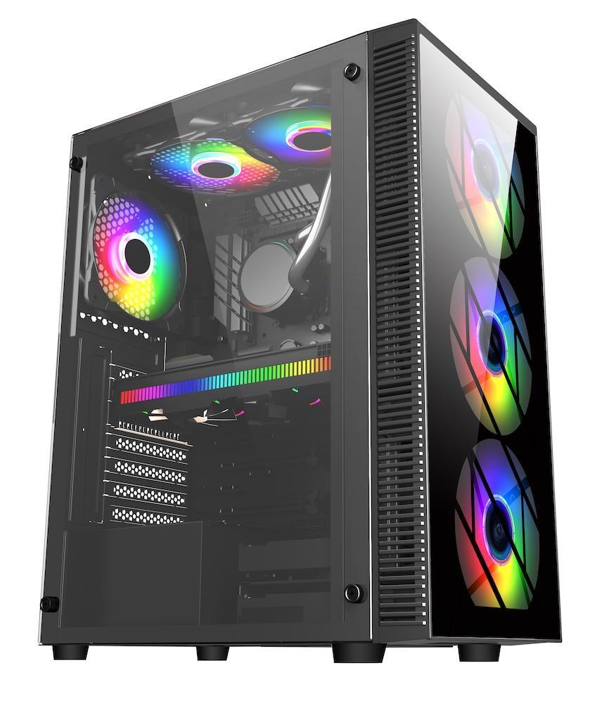 Компютър Estillo 5700X 5060 TI , 1000GB SSD , 32GB DDR4 3600MHz , AMD Ryzen 7 5700X OCTA CORE , ZOTAC GeForce RTX 5060 Ti Twin Edge OC 16GB GDDR7